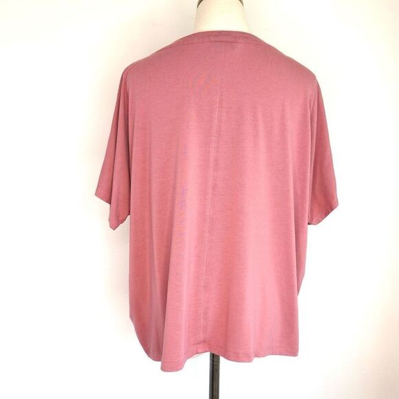 J.Jill Wearever Collection Oversized Dusty Pink Tee Size M Petite - Picture 4 of 11